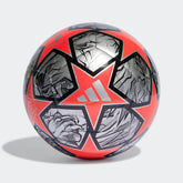 adidas UEFA Champions League Club Soccer Ball - Silver/Solar Red/Black