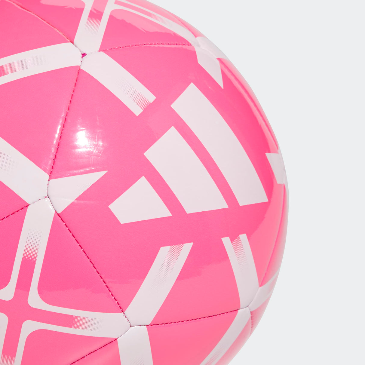 adidas Starlancer Club Soccer Ball - Solar Pink/White