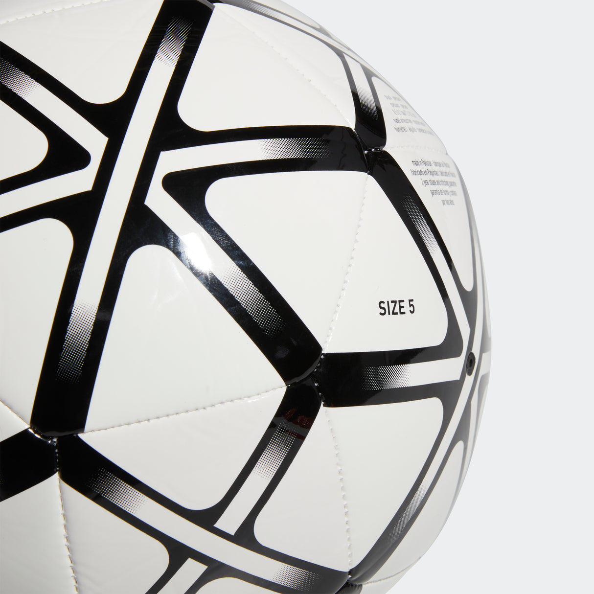 adidas Starlancer Club Soccer Ball - White/Black