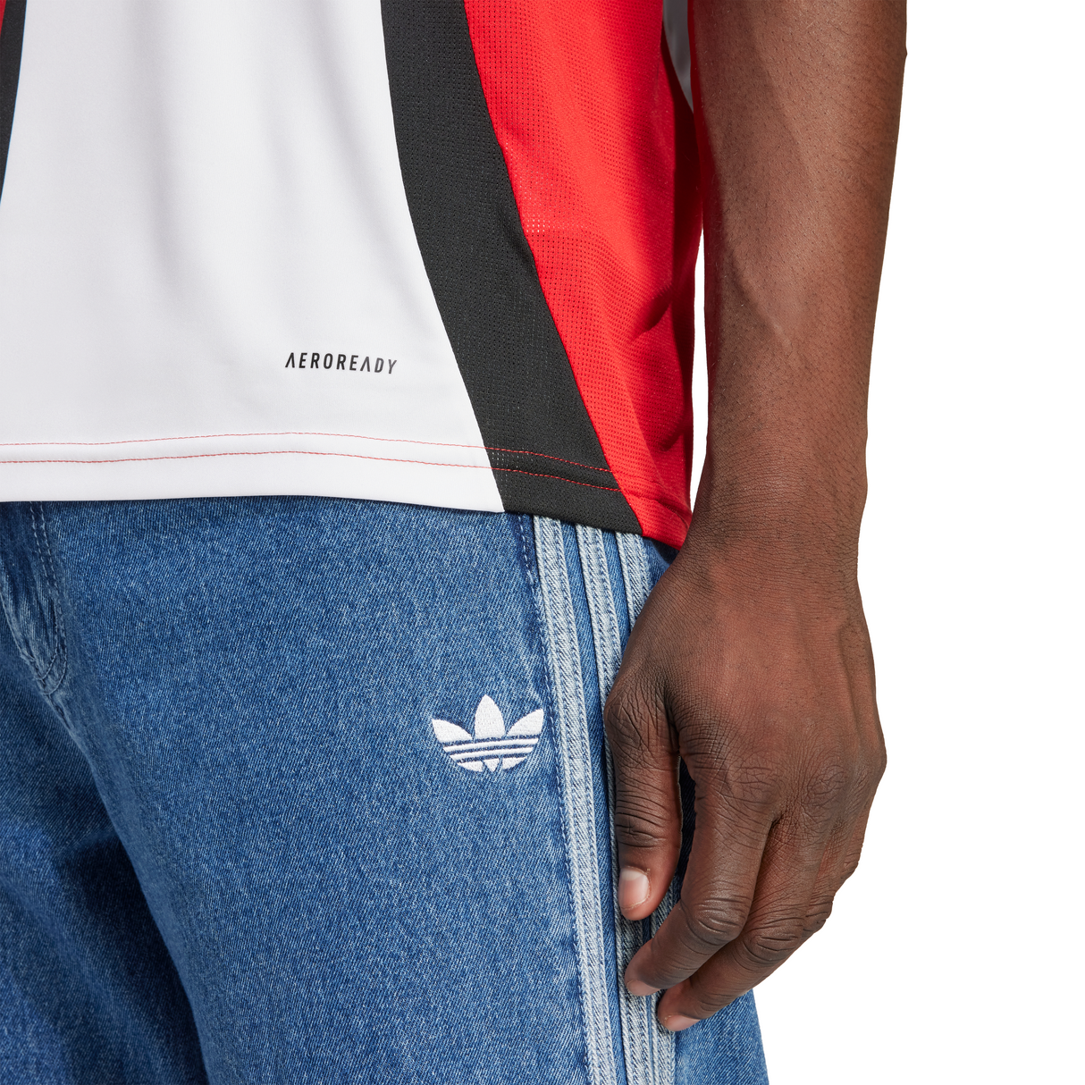 Camiseta adidas River Plate 24/25 tercera equipación para hombre en blanco