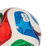adidas World Cup 26 Trionda Training Sala Soccer Ball - White/Blue/Red
