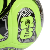 adidas World Cup 26 Trionda Club Soccer Ball - Lemon/Black/Silver