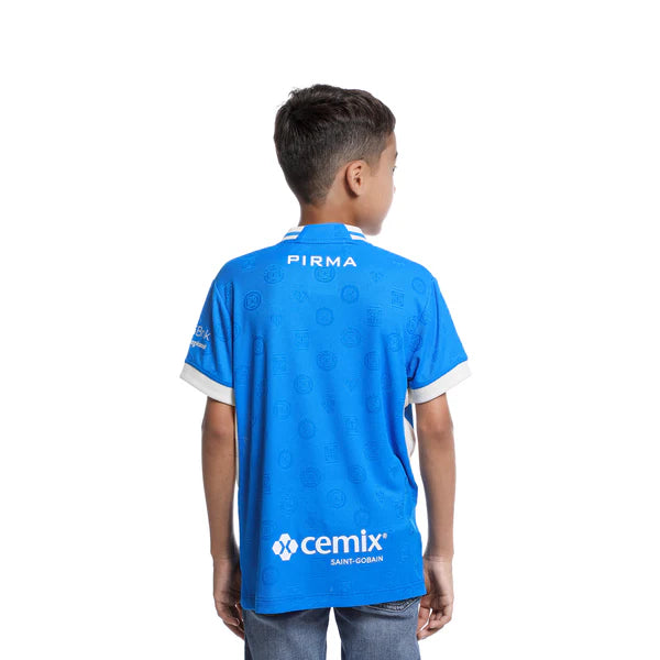 Pirma Cruz Azul Home Youth Soccer Jersey 26/27 - Royal Blue