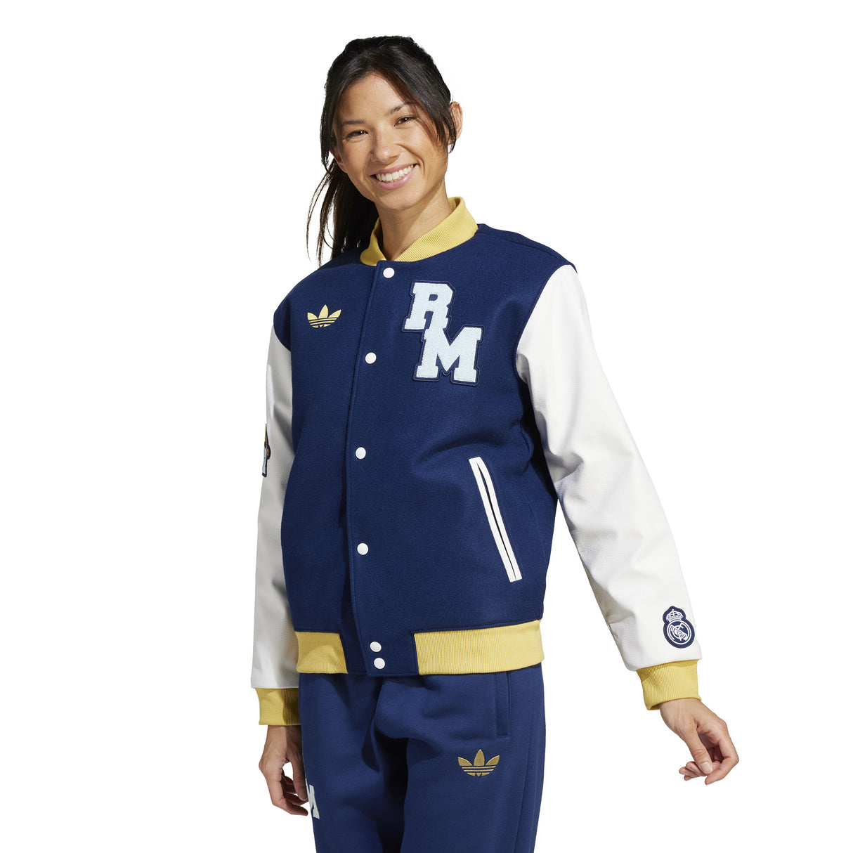 Chaqueta universitaria adidas Real Madrid - Azul Equipo