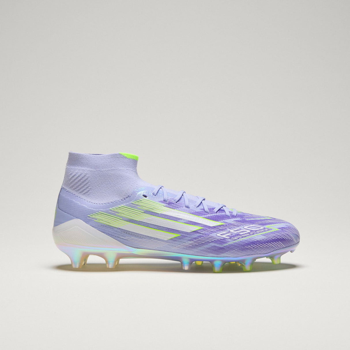 adidas F50 Sparkfusion Elite Mid Firm Ground/Artificial Women's Soccer Cleats- Vioton/Lemon