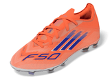 adidas F50 Elite FG Youth Soccer Cleats - Orange/Blue/White