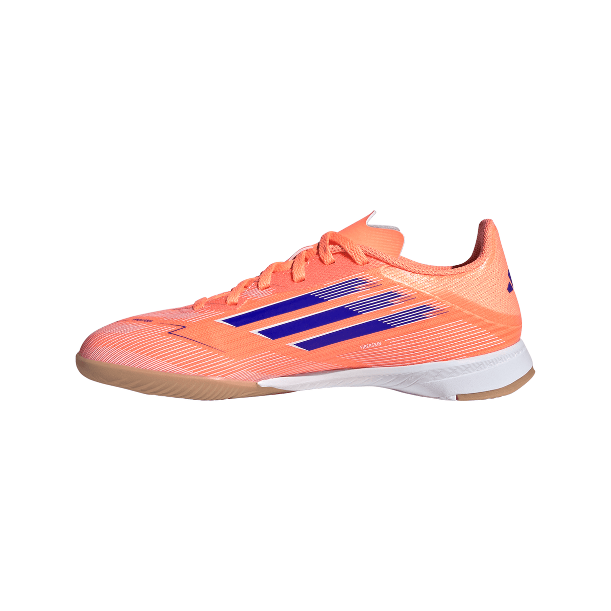 adidas F50 League IN Youth Soccer Shoes - Orange/Blue/White