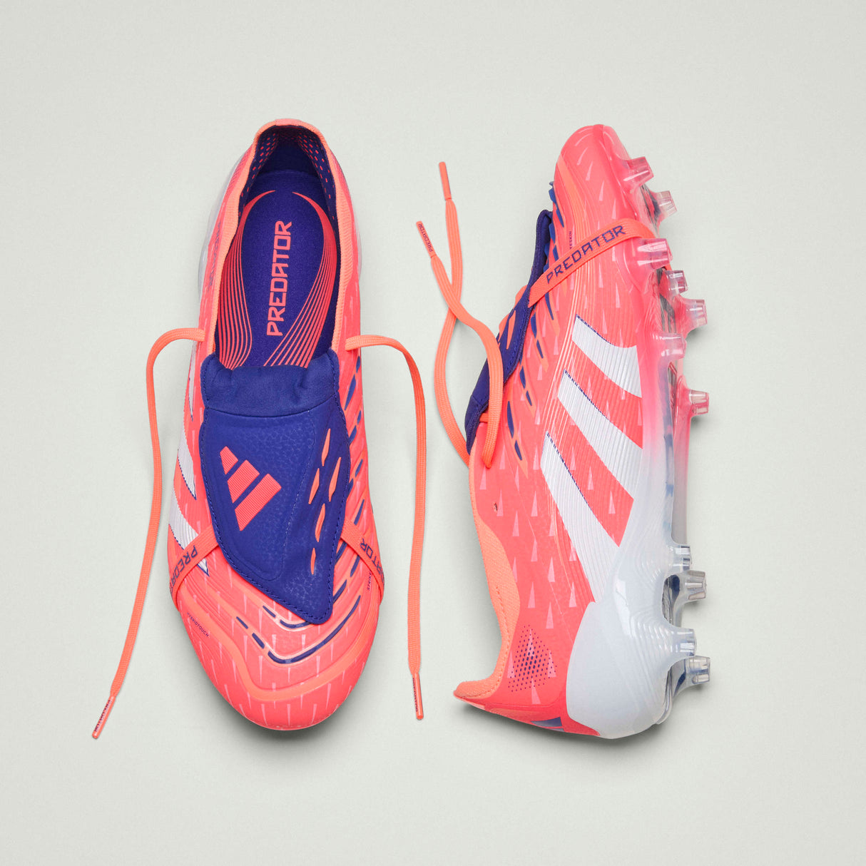 adidas Predator Elite Fold-Over Tongue FG Men's Soccer Cleats - Orange/White