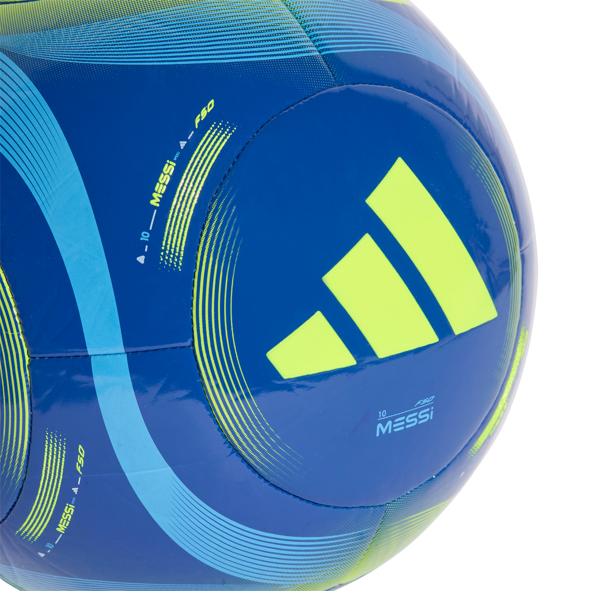 adidas Messi Club Soccer Ball - Royal Blue/Yellow