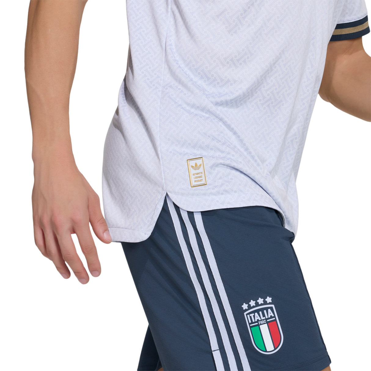 adidas Italy Away Authentic Men's Soccer Jersey 2026 - Aero Blue