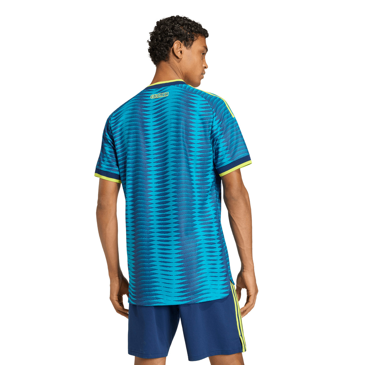 adidas Colombia Away Authentic Men's Soccer Jersey 2026 - Mistery Petrol/ Navy