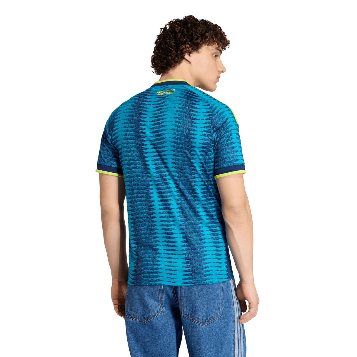 adidas Colombia Away Men's Soccer Jersey 2026 - Navy/Mistery Petrol