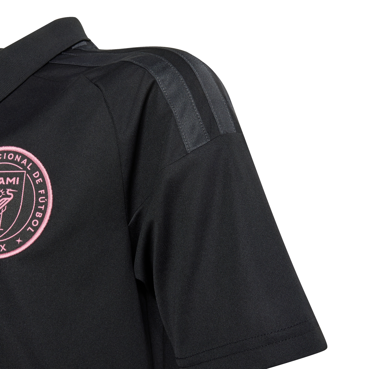 adidas Inter Miami CF Away Youth Soccer Jersey 26/27- Black/Pink