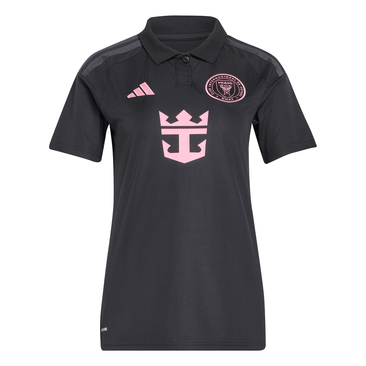 adidas Inter Miami CF Away Messi Women's Soccer Jersey 26/27 - Black/Pink