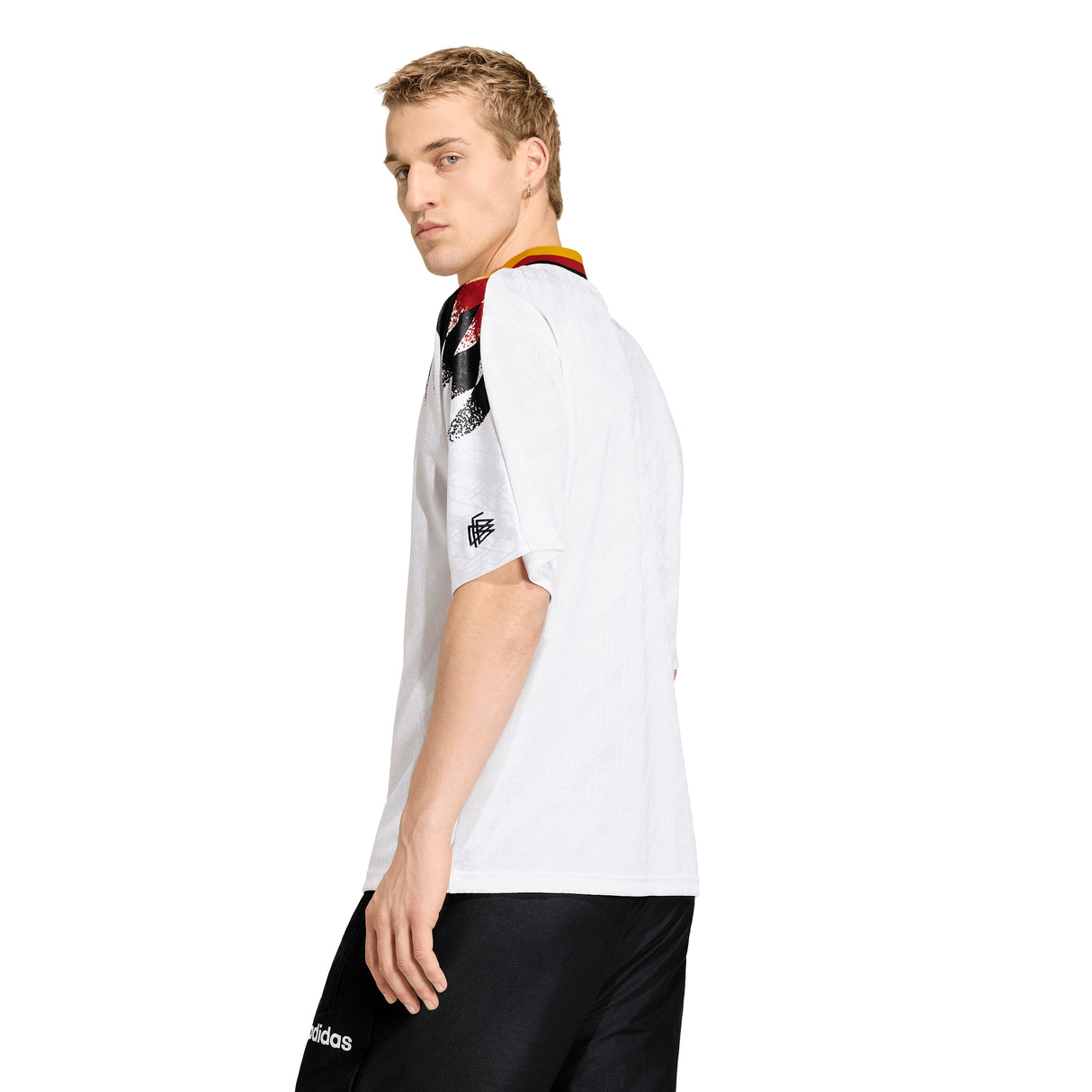 Camiseta de fútbol para hombre adidas Alemania local 1994 - Blanco/Negro/Rojo