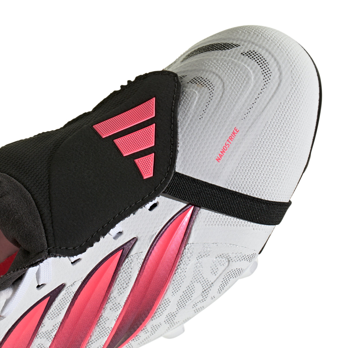adidas Predator League Fold-Over Tongue Firm Ground Men's Soccer Cleats - White/Black