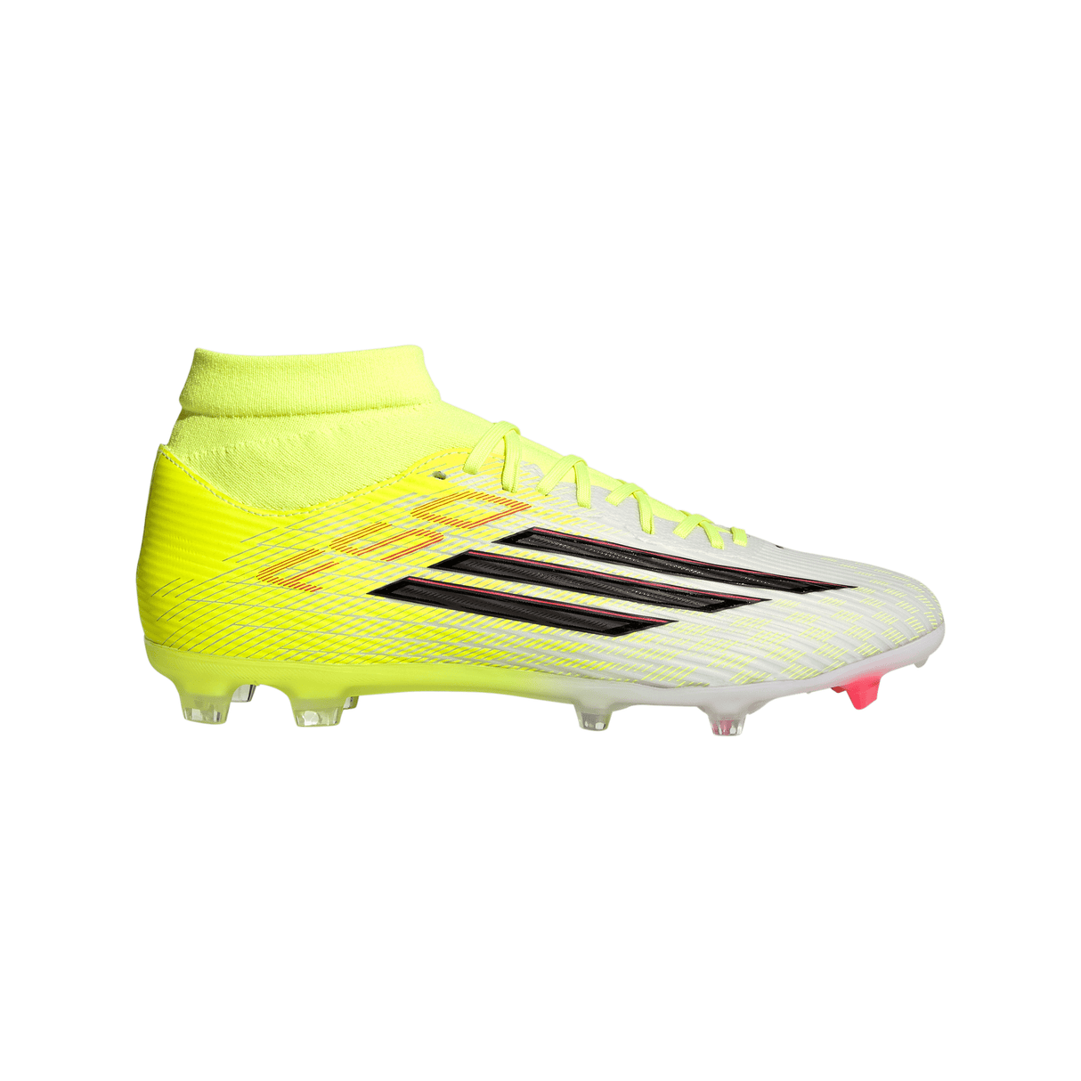 adidas F50 League Mid Cut FG/MG Firm Ground/Multi Ground Men's Soccer Cleats - Yellow/Black