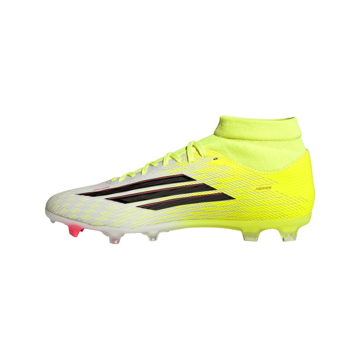 adidas F50 League Mid Cut FG/MG Firm Ground/Multi Ground Men's Soccer Cleats - Yellow/Black
