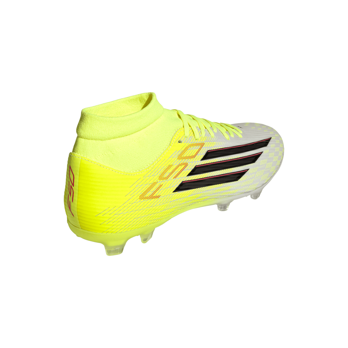 adidas F50 League Mid Cut FG/MG Firm Ground/Multi Ground Men's Soccer Cleats - Yellow/Black