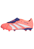 adidas Predator League Fold-Over Tongue FG/MG Youth Soccer Cleats - Orange/White