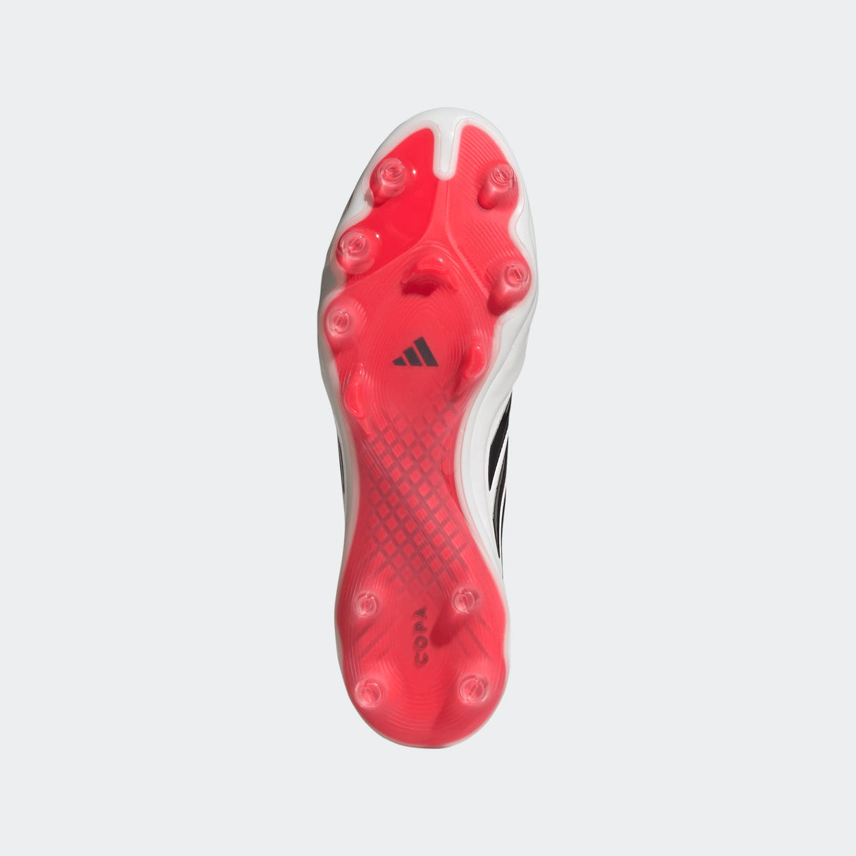 Tacos de fútbol para hombre adidas Copa Pure IV Elite FG de suelo firme - Zero Metal/Negro/Rojo Lúcido