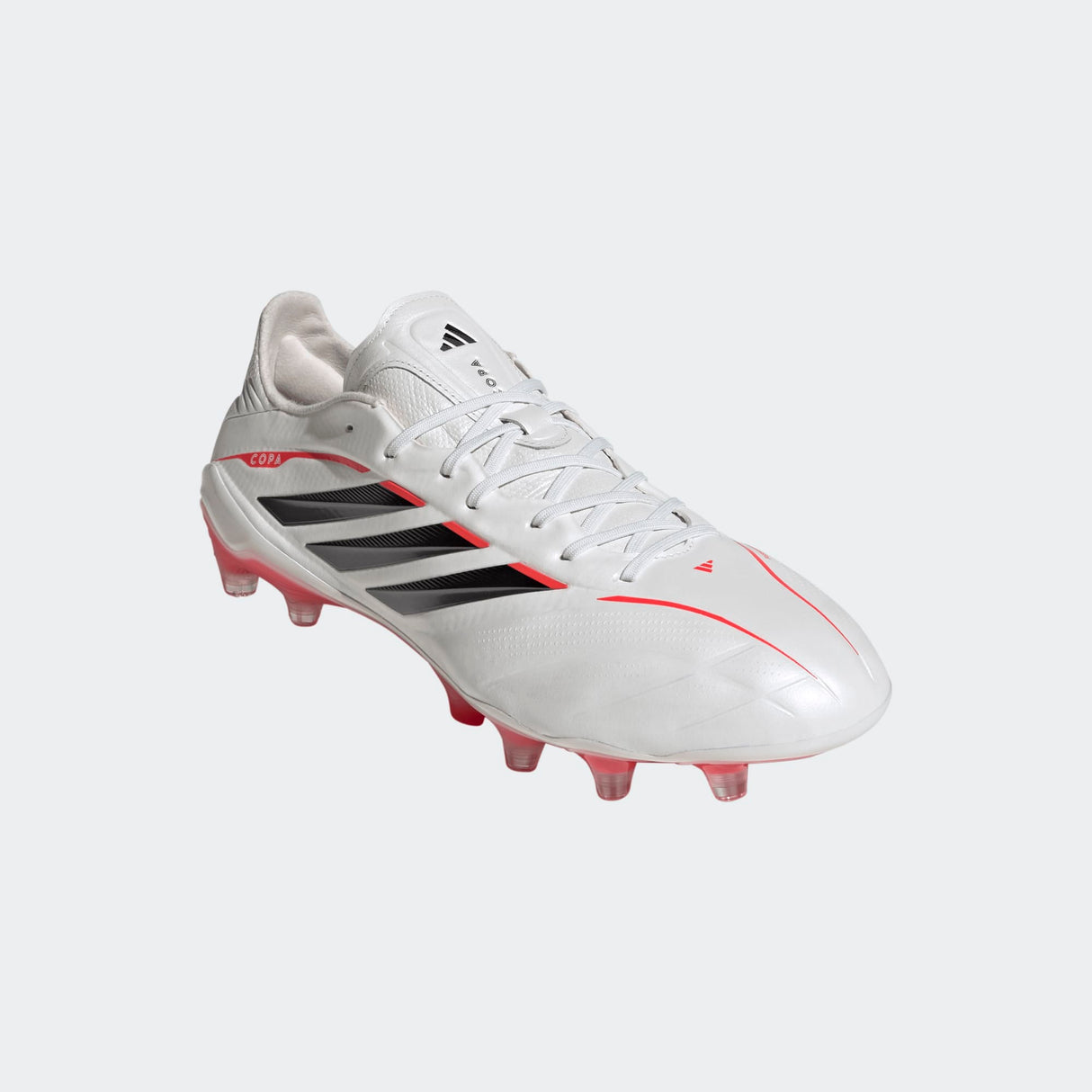 Tacos de fútbol para hombre adidas Copa Pure IV Elite FG de suelo firme - Zero Metal/Negro/Rojo Lúcido