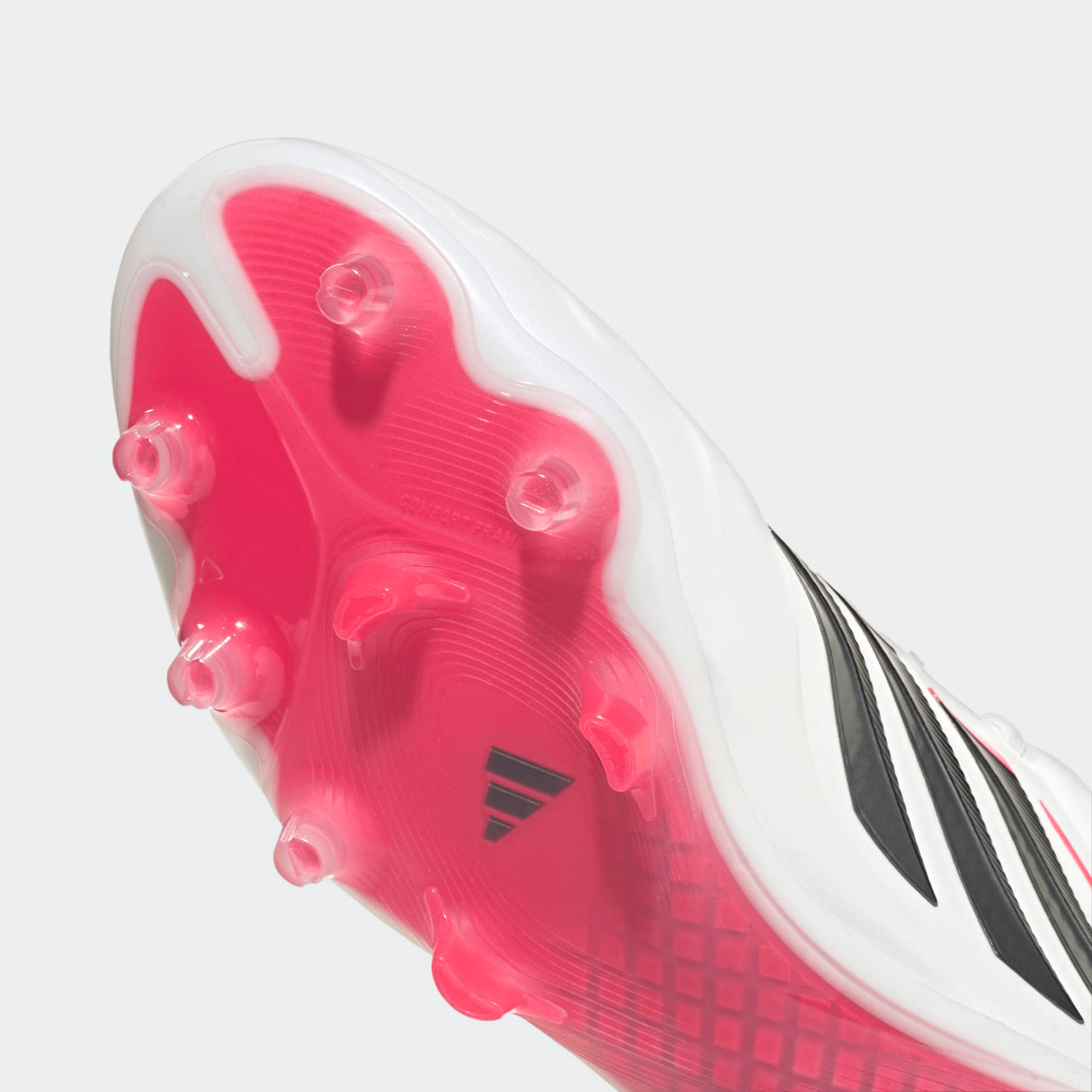 Tacos de fútbol para hombre adidas Copa Pure IV Elite FG de suelo firme - Zero Metal/Negro/Rojo Lúcido
