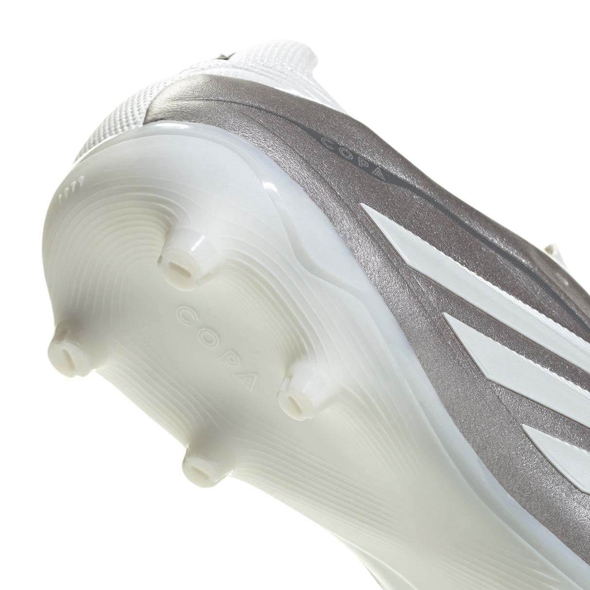 Tacos de fútbol para hombre adidas Copa Pure IV League FG para terreno firme - Plateado metalizado