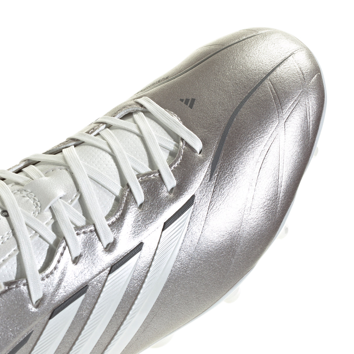 Tacos de fútbol para hombre adidas Copa Pure IV League FG para terreno firme - Plateado metalizado