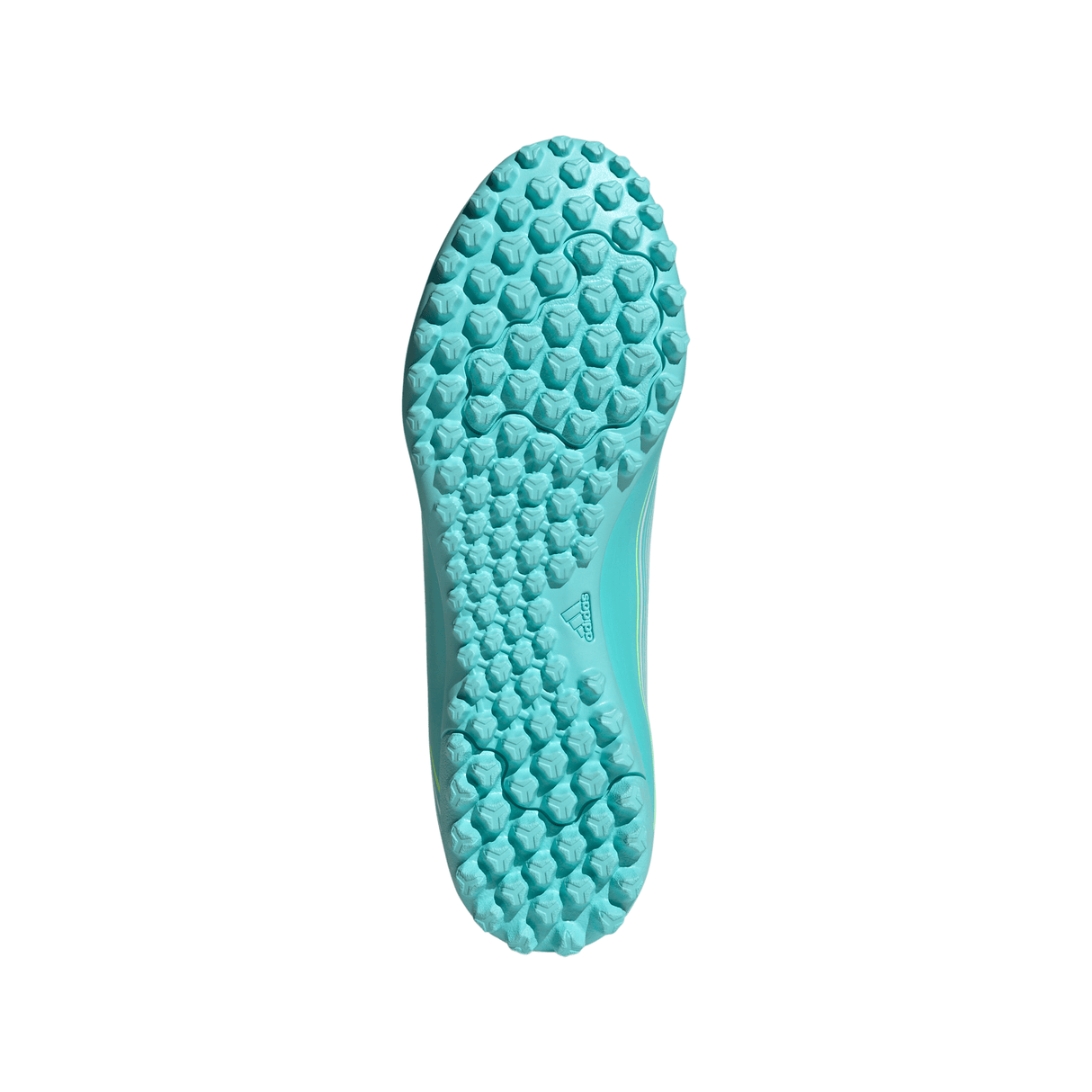 adidas F50 Messi Club TF Turf Men's Soccer Cleats - White/Pink/Aqua