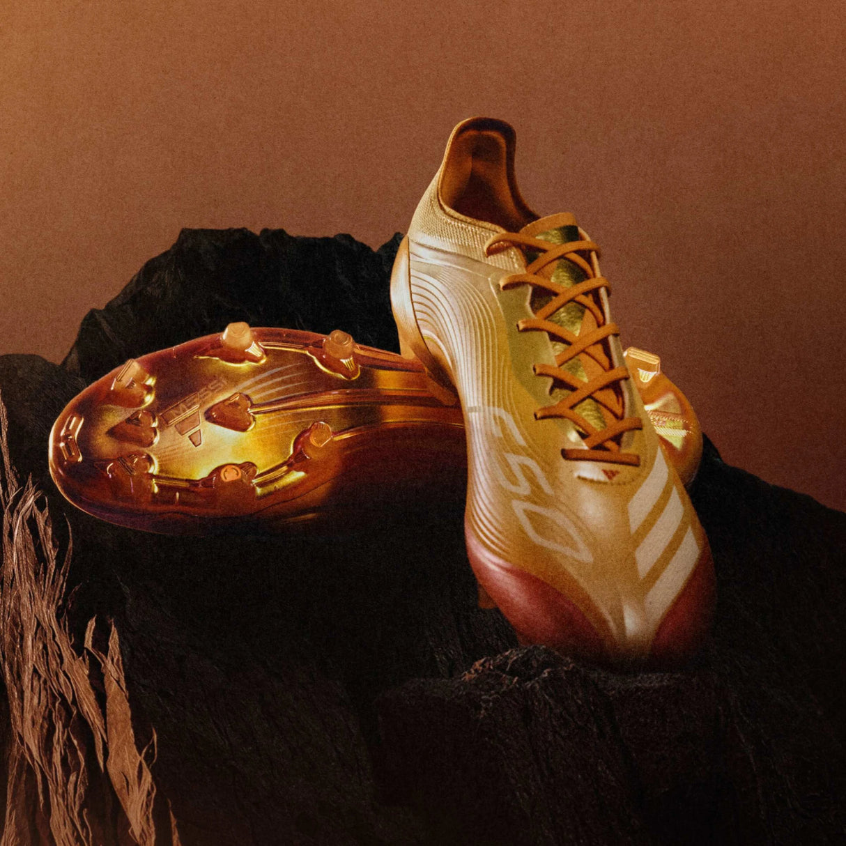 adidas F50 Messi Elite FG Firm Ground Men's Soccer Cleats - Icta/Gold