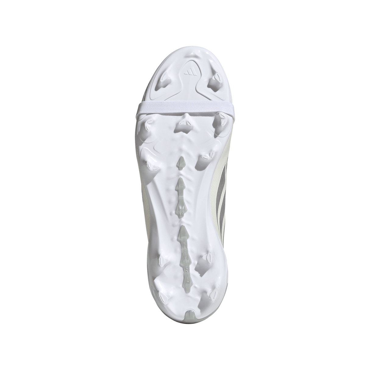 adidas Predator League Fold-Over Tongue FG Firm Ground Youth Soccer Cleats - White/Zero Metallic/Blue