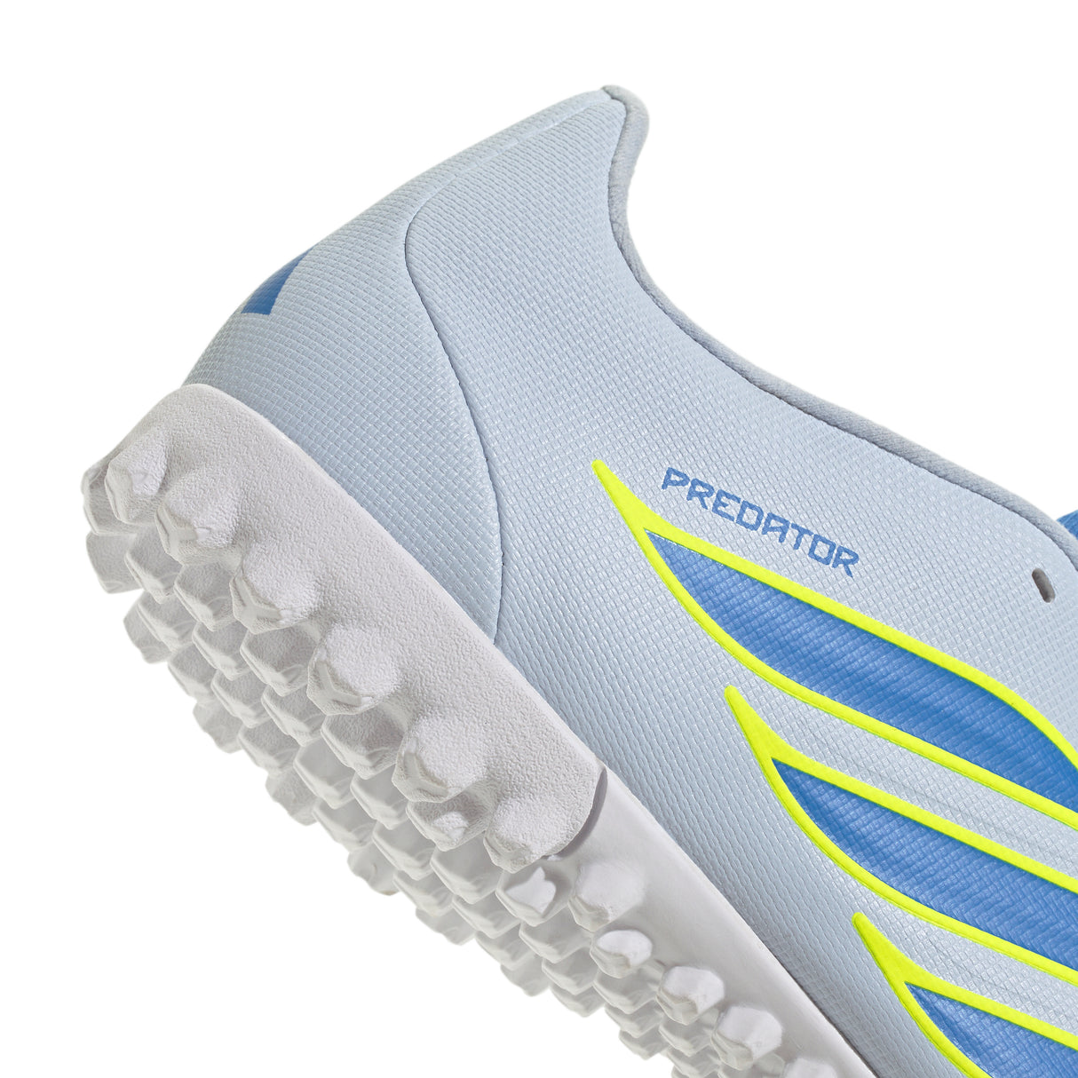 adidas Predator Club Fold-Over Tongue TF Turf Men's Soccer Cleats - Sky/Blue/Yellow