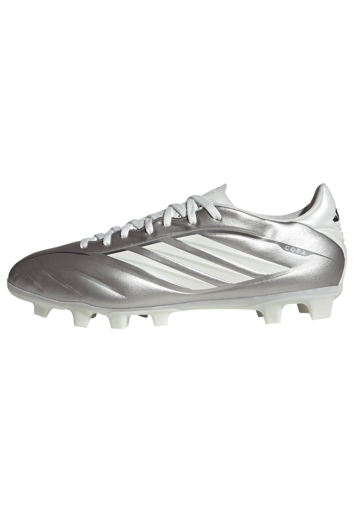 Tacos de fútbol para hombre adidas Copa Pure IV Club FG/MG de terreno firme/múltiple - Plata metálico