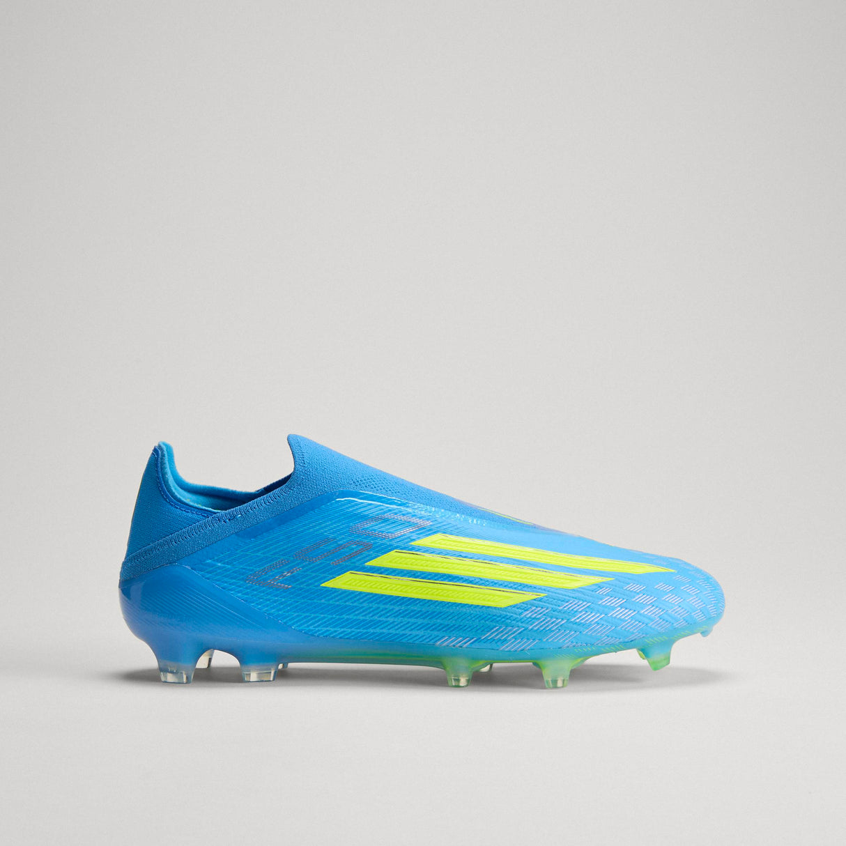 adidas F50 Elite Laceless FG Firm Ground Men's Soccer Cleats - Blue/Yellow/Aqua