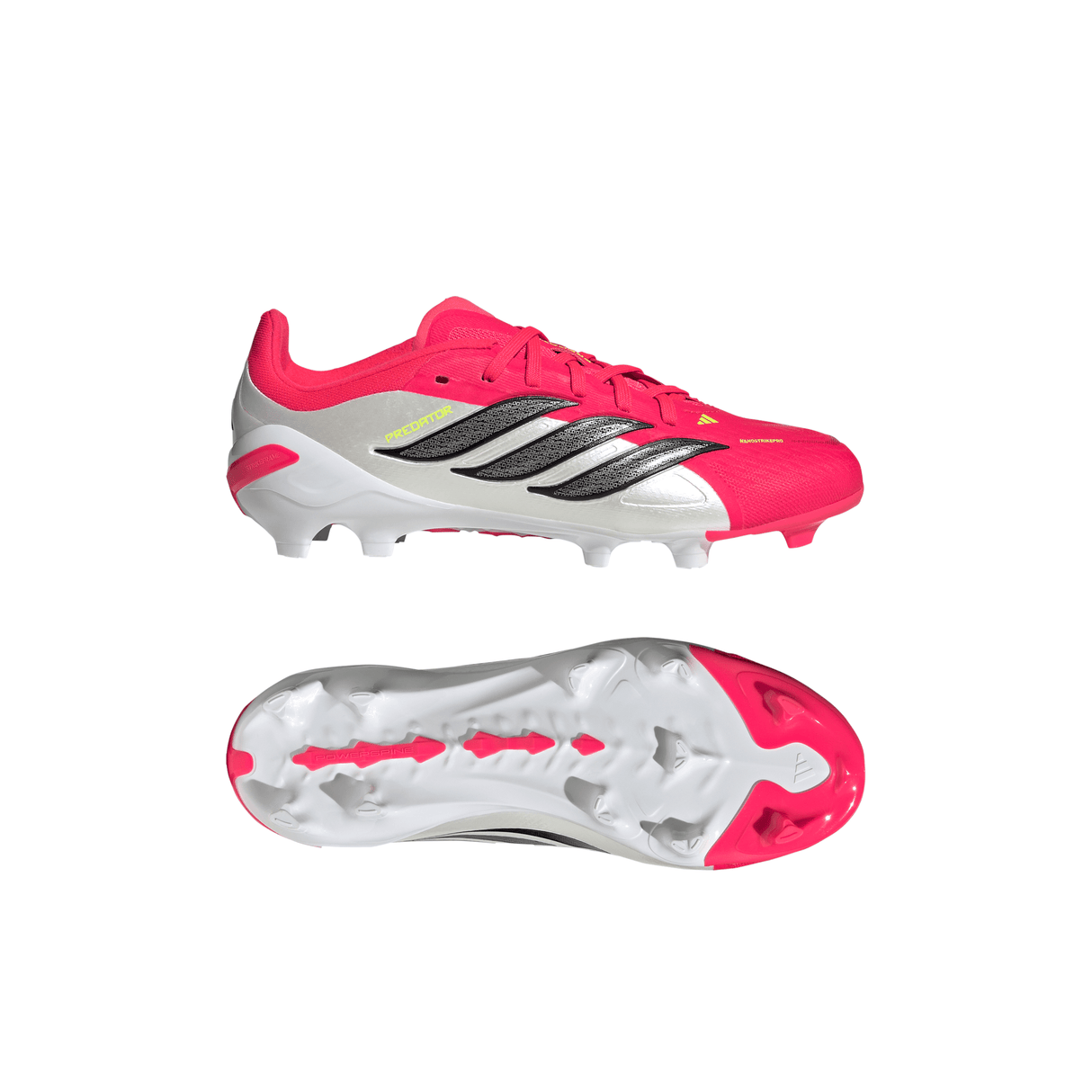 adidas Predator Elite FG Firm Ground Youth Soccer Cleats - Red/Black/White