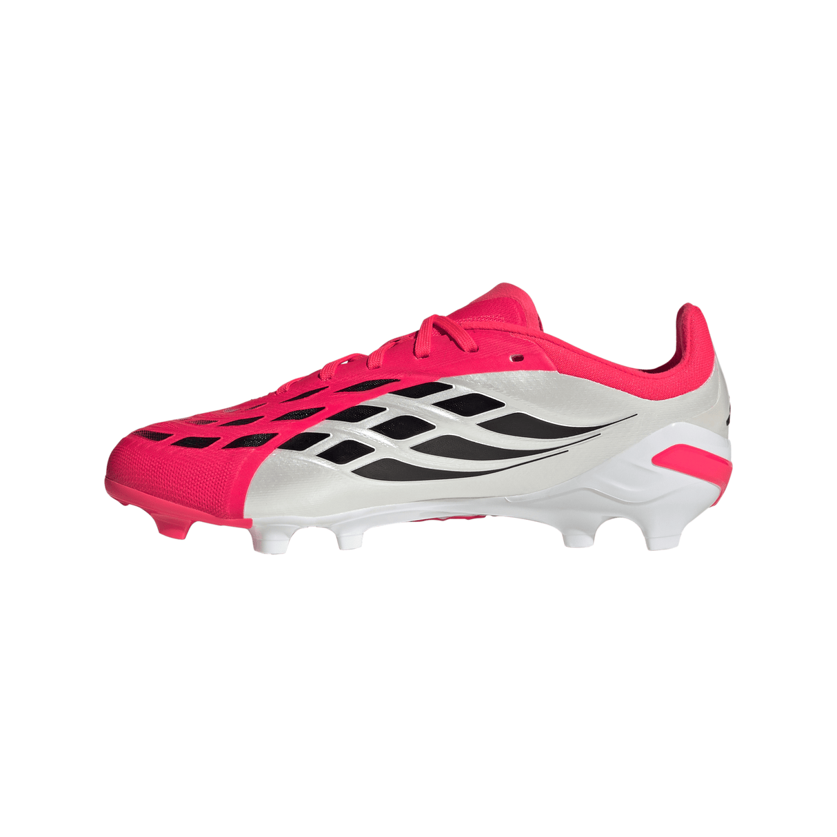 adidas Predator Elite FG Firm Ground Youth Soccer Cleats - Red/Black/White