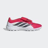 adidas Predator League Fold-Over Tongue TF Turf Men's Soccer Cleats - Red/Black/White