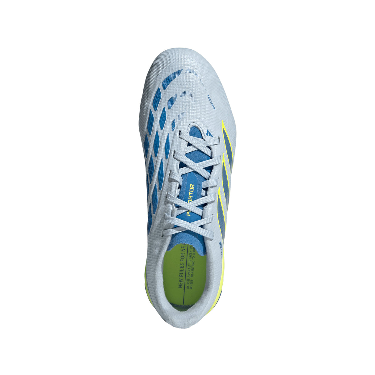 Botines de Fútbol Adidas Predator League FG para Joven - Azul Cielo/Azul/Amarillo