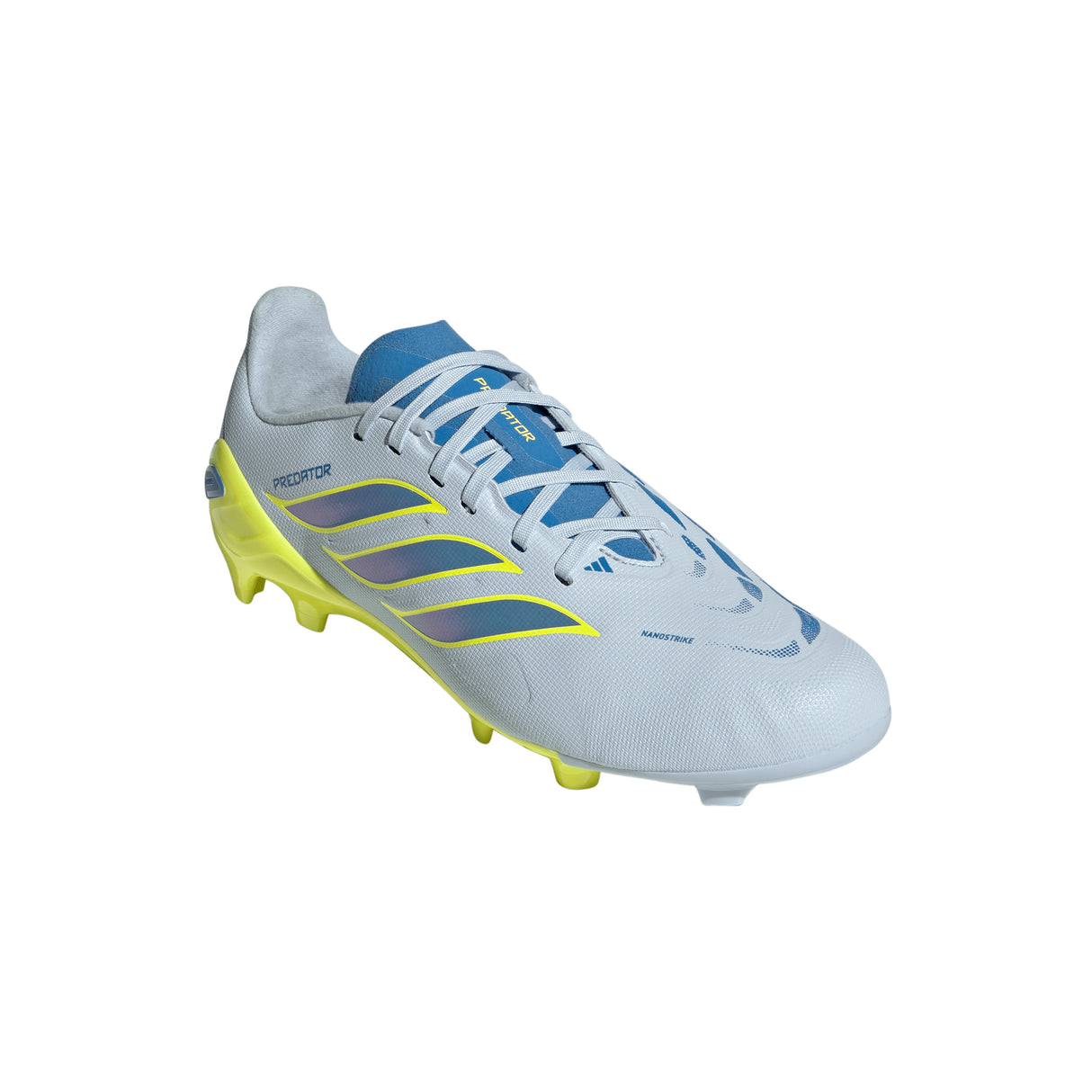 Botines de Fútbol Adidas Predator League FG para Joven - Azul Cielo/Azul/Amarillo
