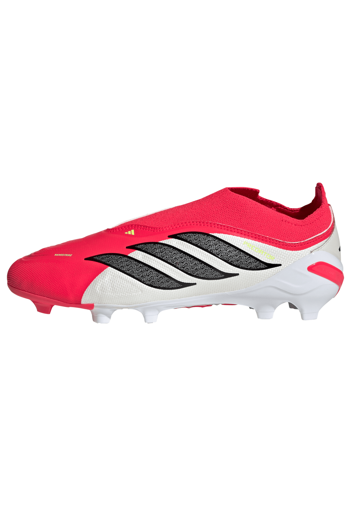 adidas Predator League Laceless FG Firm Ground Youth Soccer Cleats - Red/Black/White