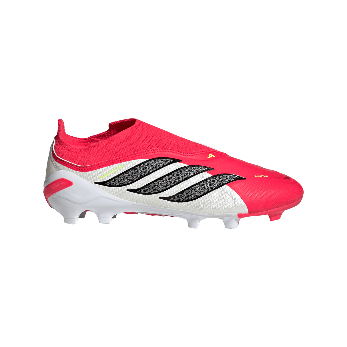 adidas Predator League Laceless FG Firm Ground Youth Soccer Cleats - Red/Black/White