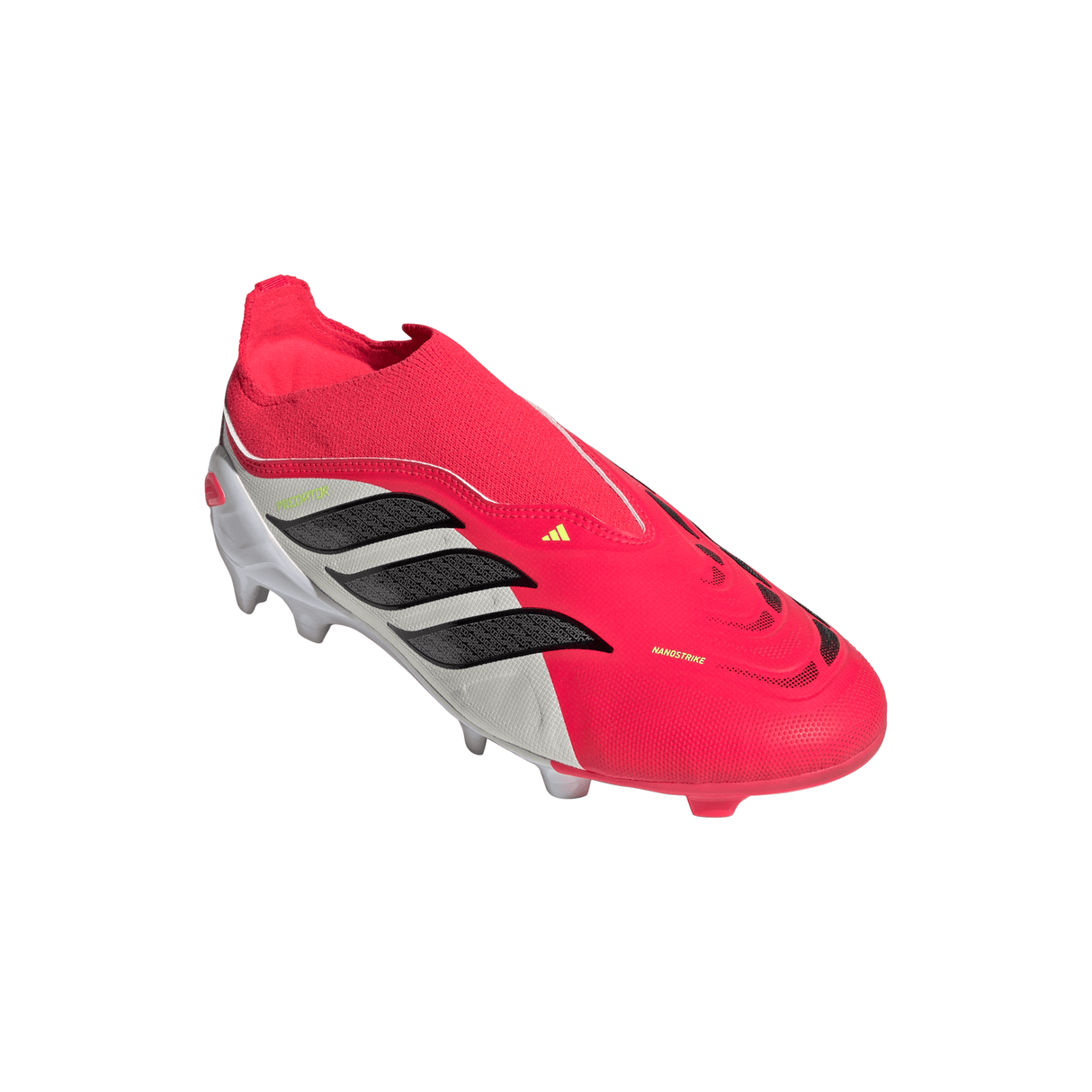adidas Predator League Laceless FG Firm Ground Youth Soccer Cleats - Red/Black/White