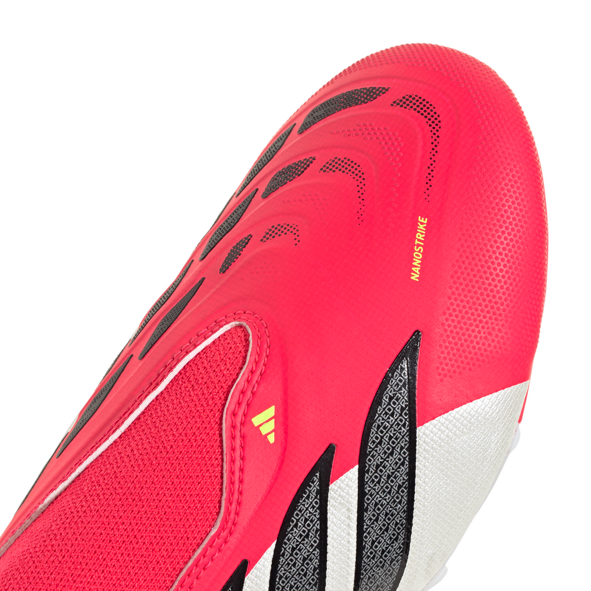 adidas Predator League Laceless FG Firm Ground Youth Soccer Cleats - Red/Black/White