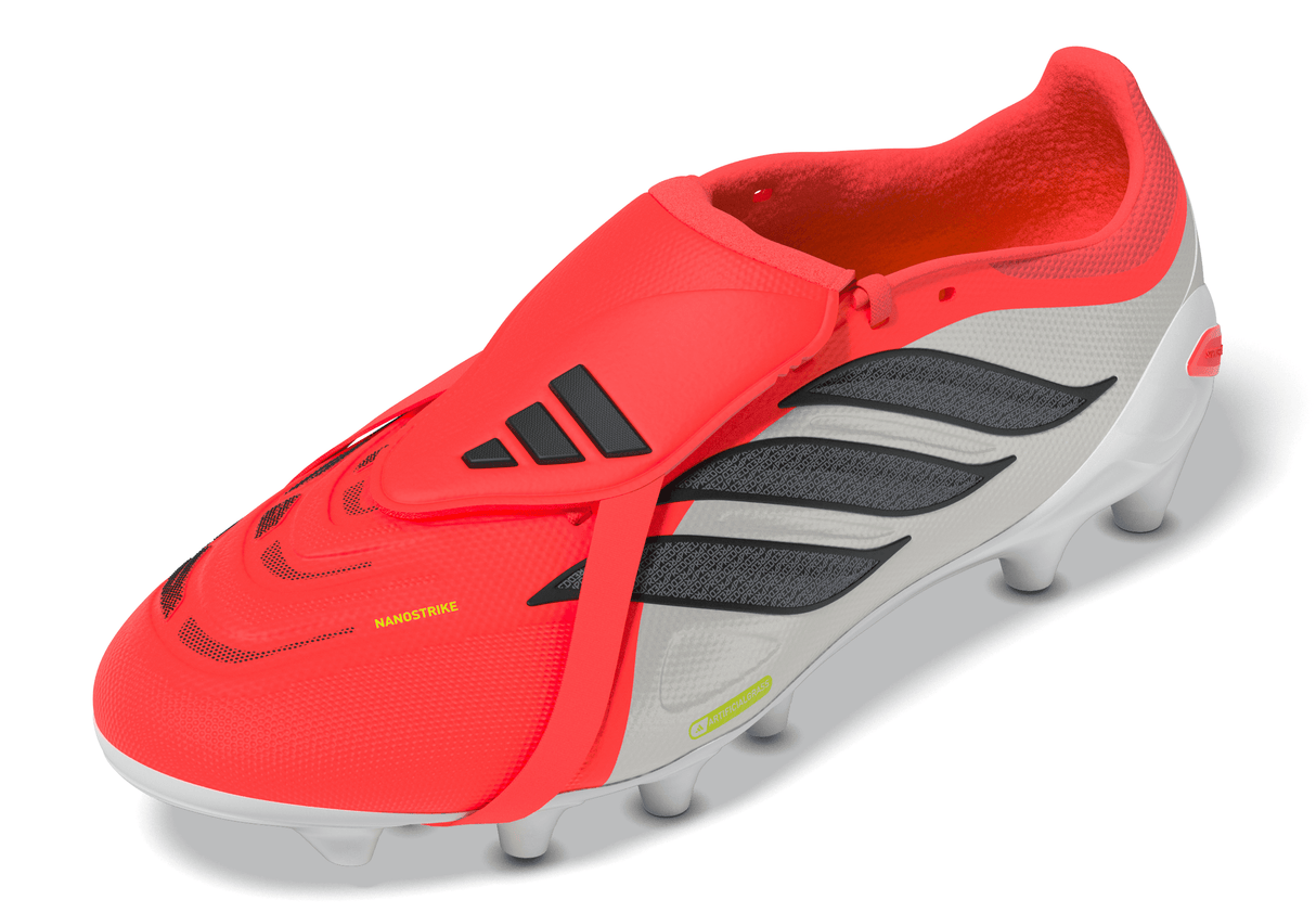 adidas Predator League Fold-Over Tongue AG Artificial Ground Men's Soccer Cleats - Red/Black/White