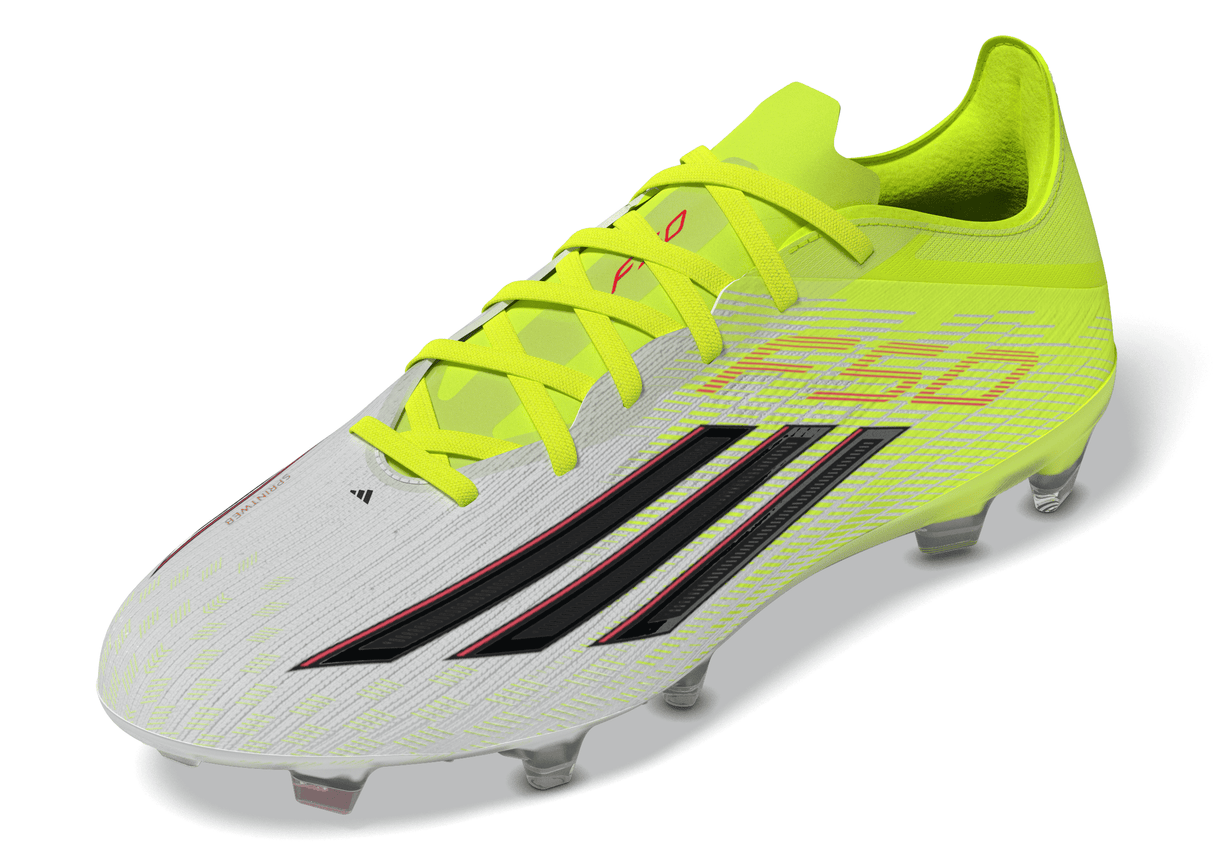 Botines de fútbol adidas F50 Pro FG para terreno firme de hombre - Amarillo/Negro/Rojo