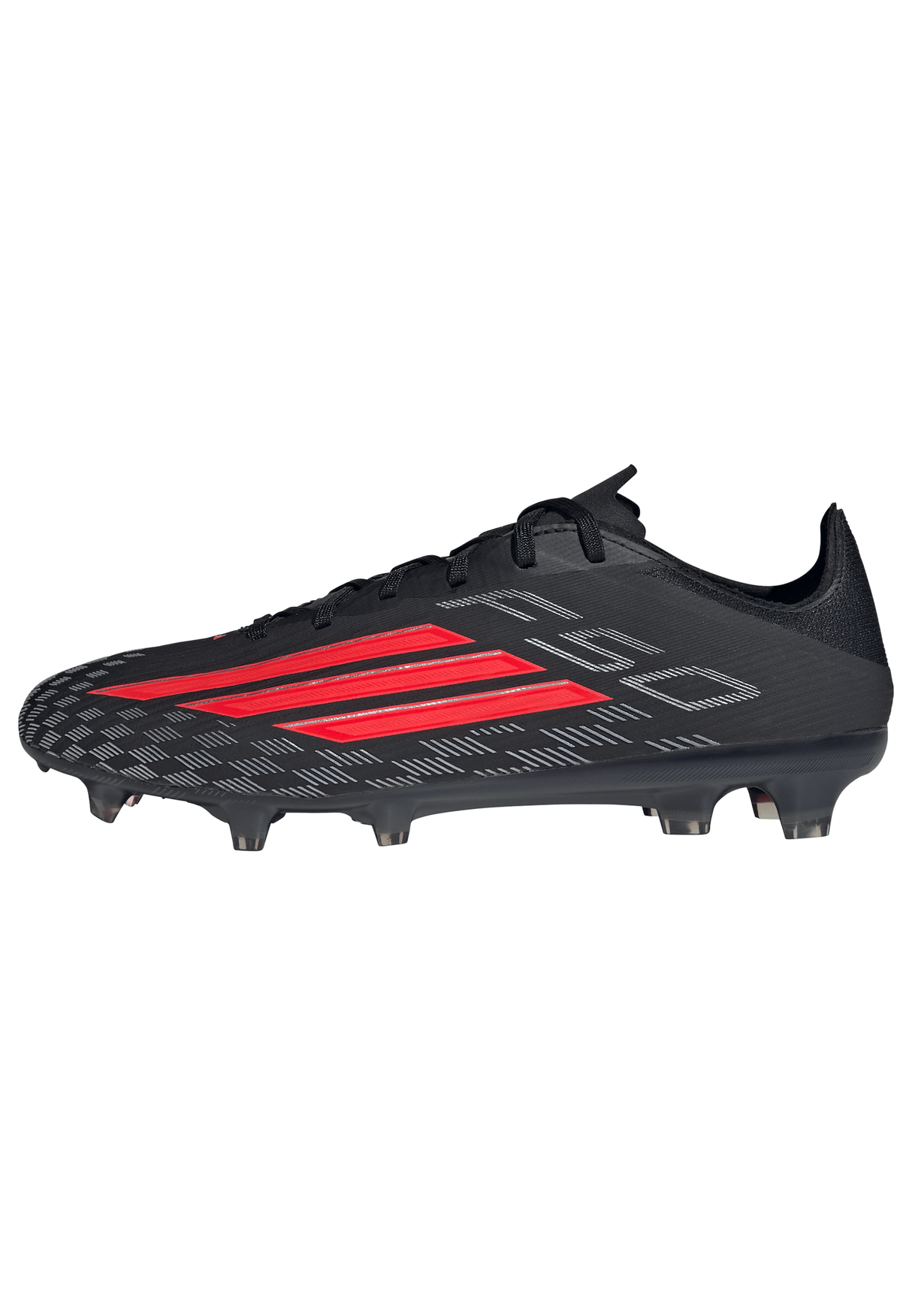 Botas de fútbol adidas F50 Pro FG de terreno firme para hombre - Negro/Rojo