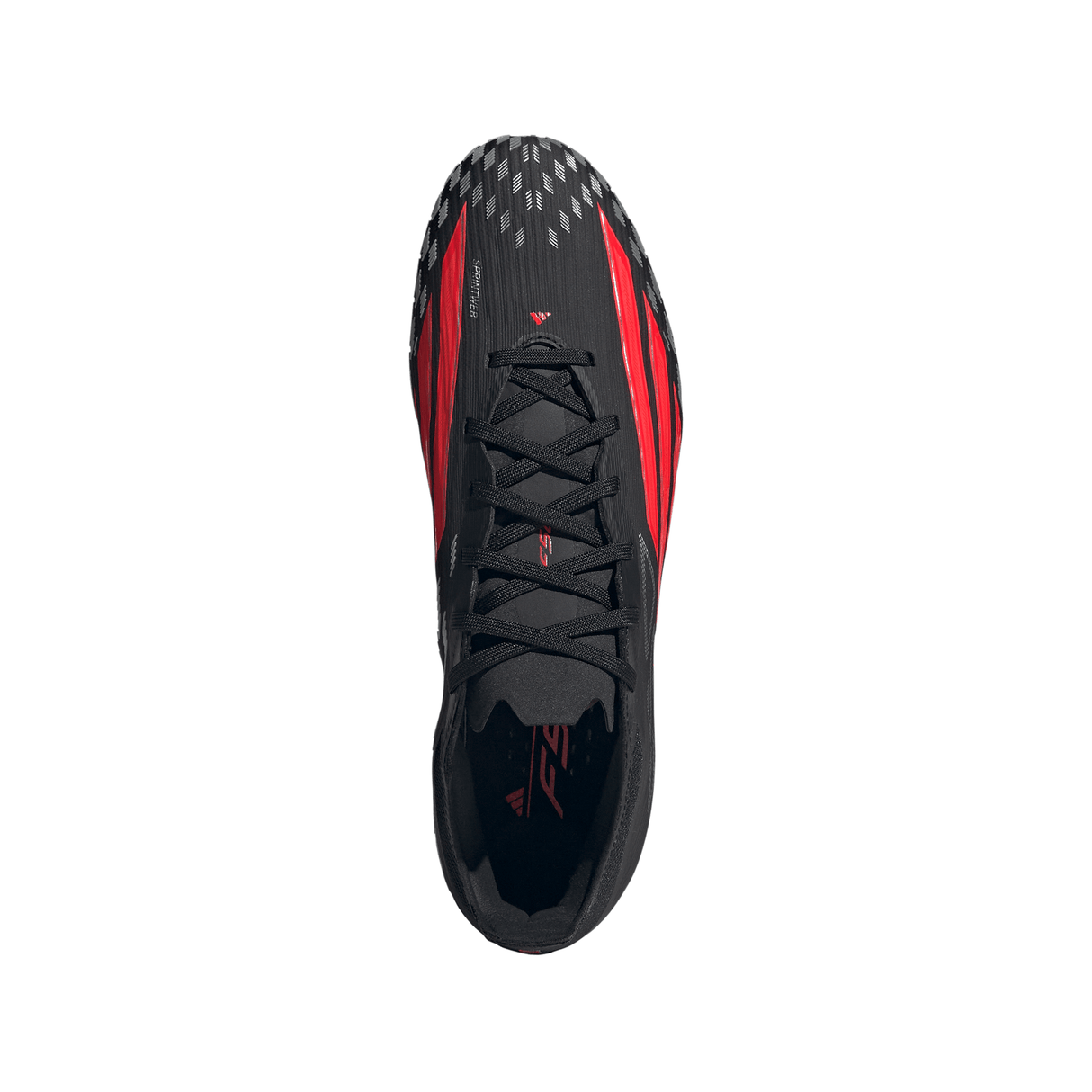 Botas de fútbol adidas F50 Pro FG de terreno firme para hombre - Negro/Rojo