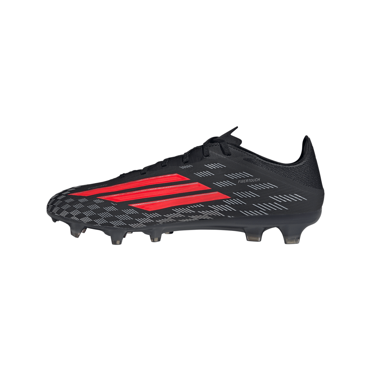 Botas de fútbol adidas F50 Pro FG de terreno firme para hombre - Negro/Rojo