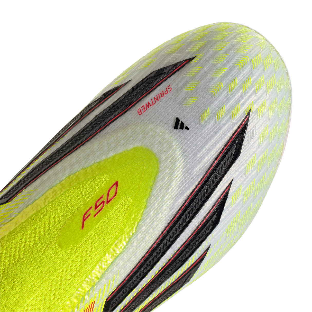 adidas F50 Elite Laceless FG Firm Ground Youth Soccer Cleats - Yellow/Black/Red